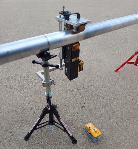 PRA mobil csőforgató adapter