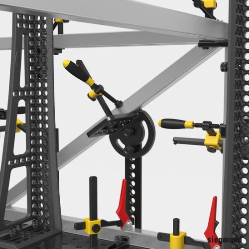 Professional Csavaros szorító 45°/90° ‐ polírozott