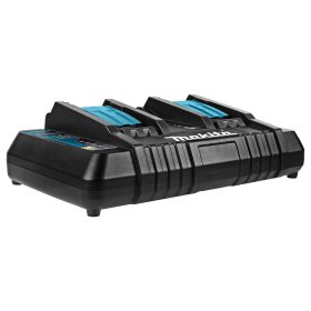   Makita akkumulátor töltő 14,4V-18V Li-ion KÉT PORTOS LXT (gyors)