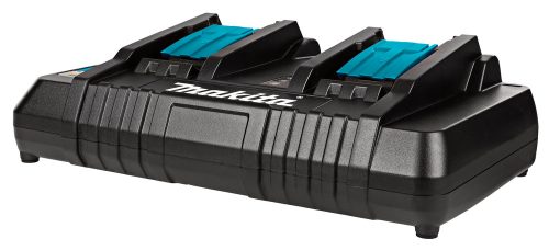 Makita akkumulátor töltő 14,4V-18V Li-ion KÉT PORTOS LXT (gyors)