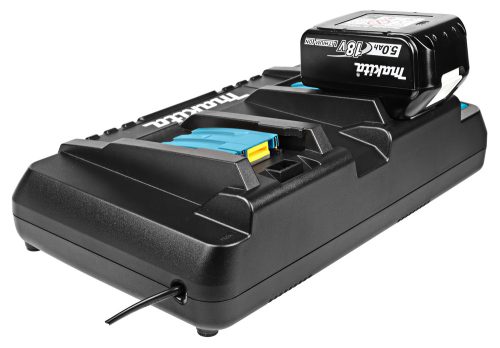 Makita akkumulátor töltő 14,4V-18V Li-ion KÉT PORTOS LXT (gyors)