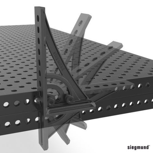 Végállító és szorító derékszög 500 G Forgó szögbeállító ‐ nitridált
