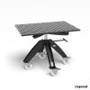 Forgó asztal-állítható magasságú Mozgatható MS 25mm