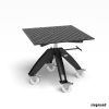 Forgó asztal-állítható magasságú Mozgatható MS 15mm