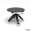 Forgó asztal-állítható magasságú Mozgatható MS 15mm