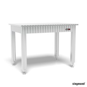 Siegmund Munkaasztal 1208 alumínium asztali profillal