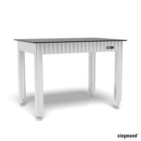   Állítható magasságú Siegmund munkaasztal 1208 acéllemezzel